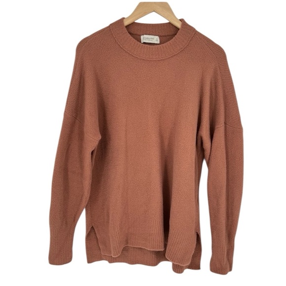 Abercrombie &‎ Fitch Soft AF Collection Burnt Brown Orange Soft Sweater - Picture 1 of 10